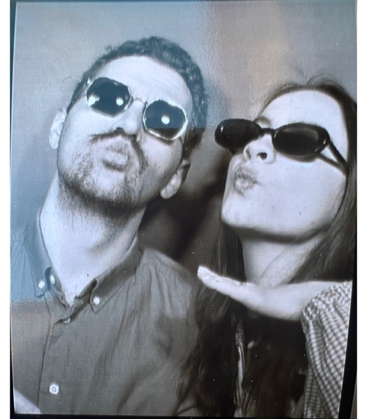 Marine et Théo au photomaton 6